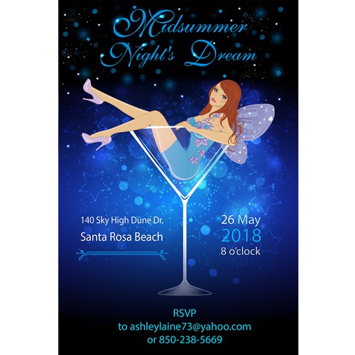 Design a Sexy Midsummer Night's Dream Party Invitation Design by Britany