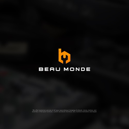 Beau monde logo and business card Logo business card contest