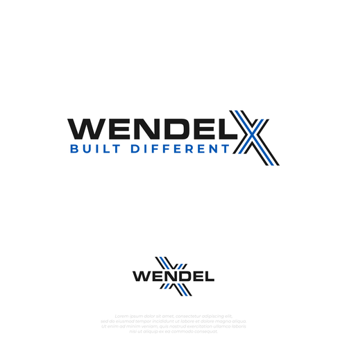 Luxury Logo Design for Wendel X — A Premium Construction Brand Built Different Design by Ityanjaoehar®