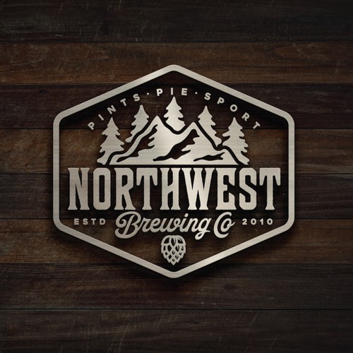 Northwest tap room logo Design by Boaprint