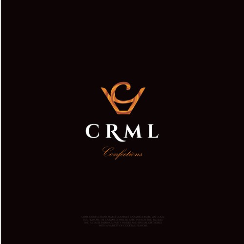 Logo for gourmet cocktail caramels Ontwerp door moyostudio