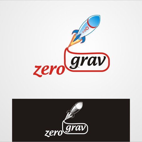 Nice, friendly logo for Zero Grav Design by hary_blues