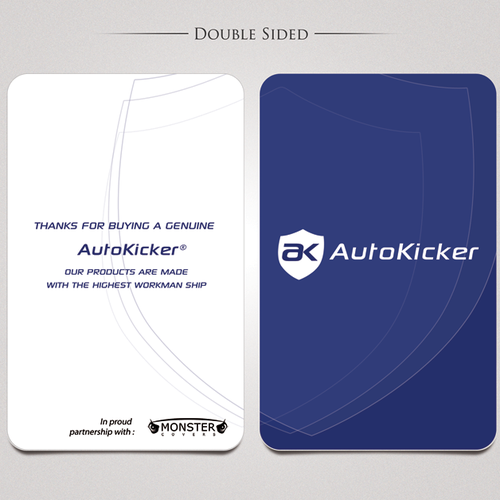 art or illustration for Create Card for Autokicker® to include in products ! Design by ponky21