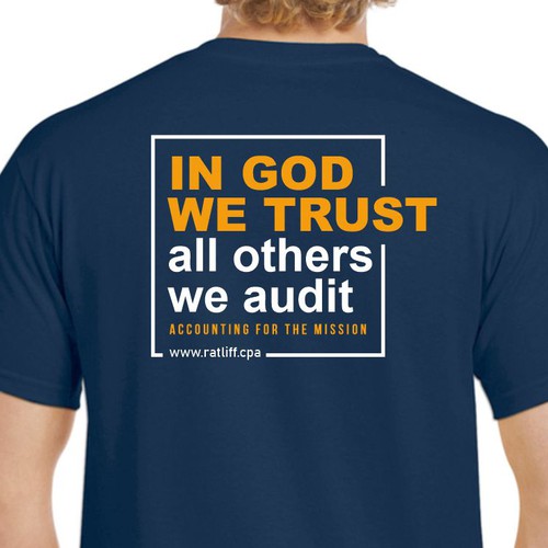 We need a t-shirt for a modern, accounting firm who Audits Non-Profits Design by anthronx