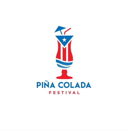 Design Piña Colada Festival Logo and Branding Package por smitadesign