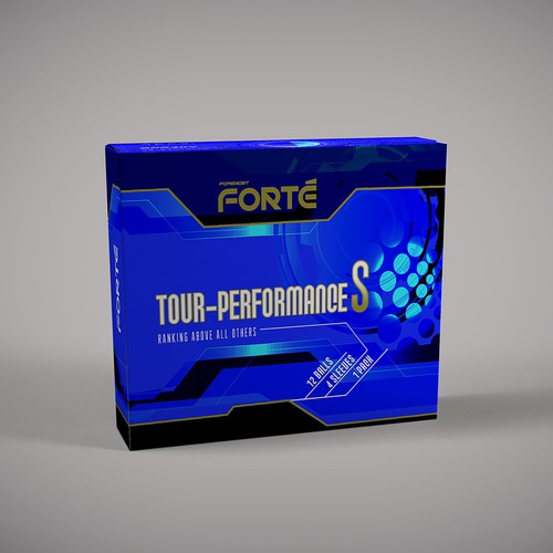 Design Create a futuristic, high-end packaging golf ball box for Foremost Golf por Levro