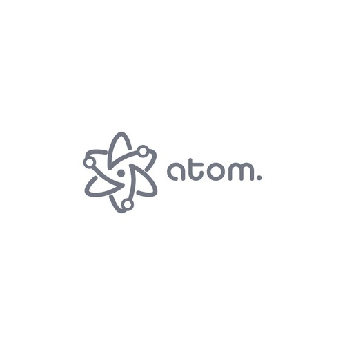 Create Atom Symbol In Shape of Letter "S" Design von Design.artz Studio
