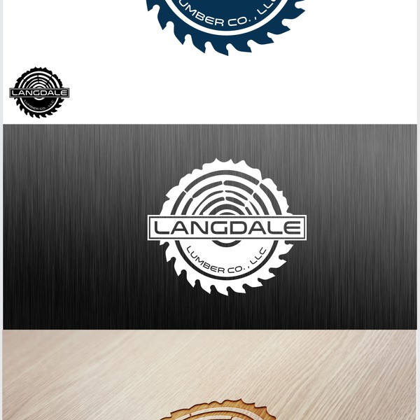 Create a cool logo for an old mature business type.  Sawmill for sawing lumber.