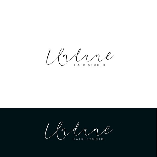 Luxury Hair Salon Logo and business card design Réalisé par 9bstrokes™