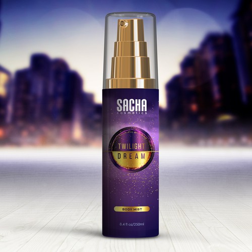 Sacha Body Mist Design réalisé par zzzArt