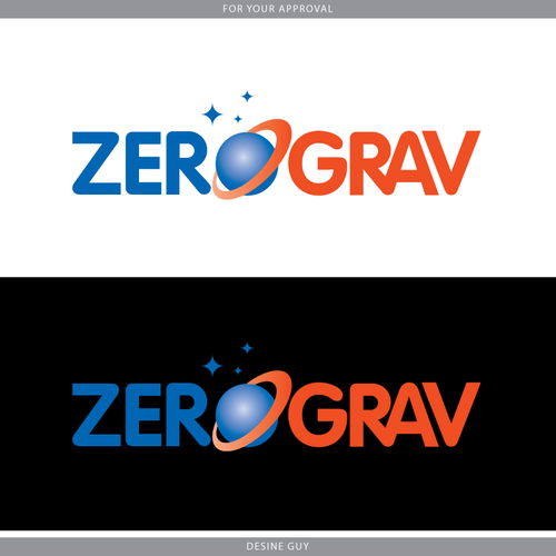 Nice, friendly logo for Zero Grav Design réalisé par Desine_Guy