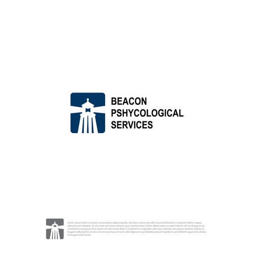 Logo for psychologist private practice providing therapy. Serious but hopeful. Design by Pondra C Putra