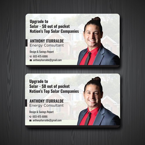 Solar Power business card Design by Brandmaker artist