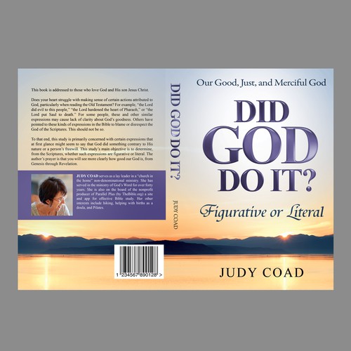 Design book cover and e-book cover  for book showing the goodness of God Design by TRIWIDYATMAKA