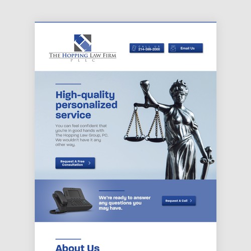 Law Firm Newsletter Template Design by soto788