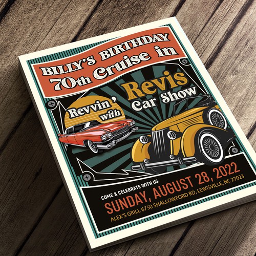 Car Show Flyer Design by avein