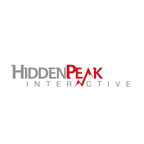 Logo for HiddenPeak Interactive Design von alexkeo