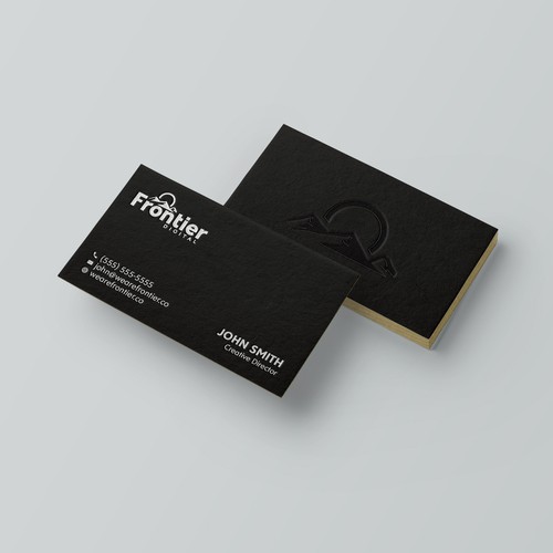 Create a business card with a rock solid brand Design by Design sp