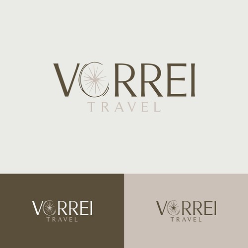 Boho European Travel Logo Design Design by AjiCahyaF