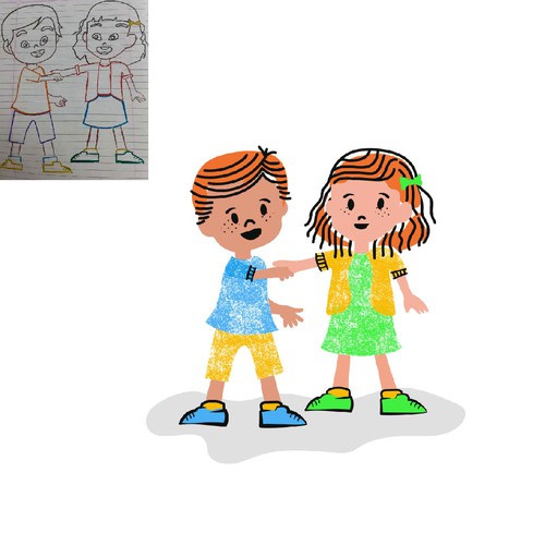 Recreate your child’s quarantine artwork! (multiple winners) Design by Jeny_07