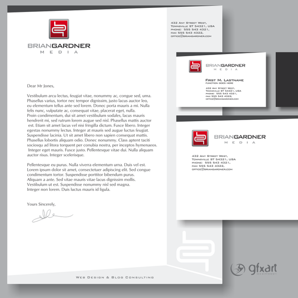 Design by claurus titled "Identity & Logo for Personal Media Company"