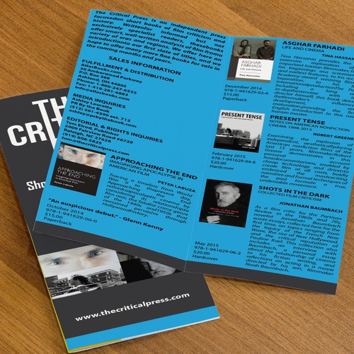 Create a brochure for an independent book publisher Design by milon.h49