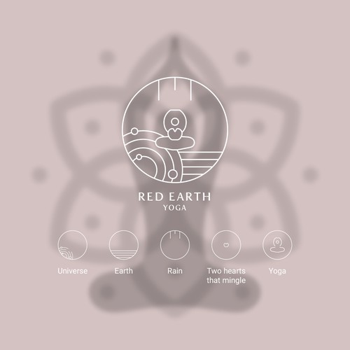 Designs Red Earth Yoga logo Logo & social media pack contest