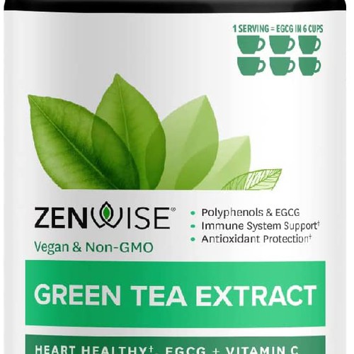 Natural Green Tea Extract Design Needed For Nature S Nutrition Product Label Contest 99designs