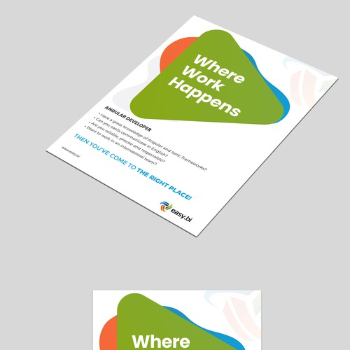 Advertisement template that engages Design by Creativedzine