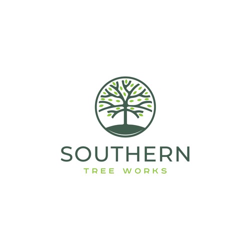 sleek and professional logo for a tree business Design by funkyleviz