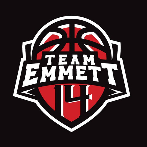 Basketball Logo for Team Emmett - Your Winning Logo Featured on Major Sports Network Ontwerp door JDRA Design