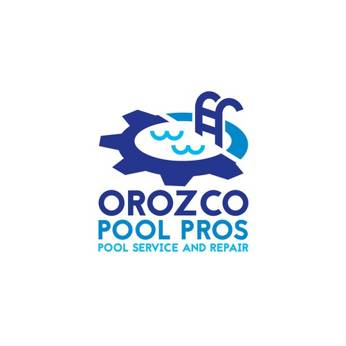 I'm looking for a Pool Service and Repair logo that's bold and easy to remember. Design von sigei