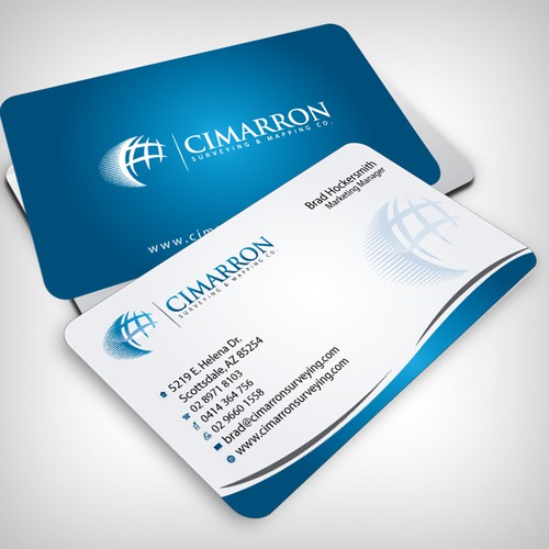 stationery for Cimarron Surveying & Mapping Co., Inc. Design von Umair Baloch