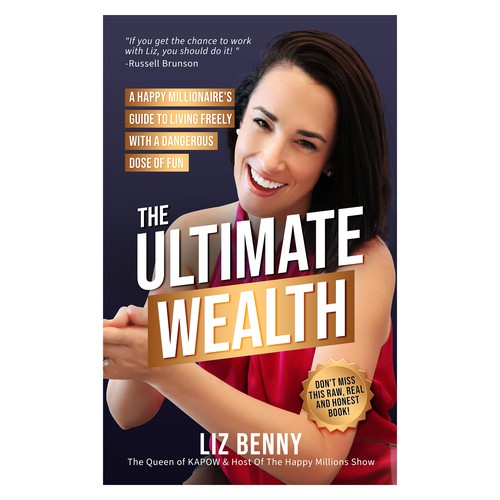 I need a Professional and Fun Cover Design for my book: "The Ultimate Wealth" Design by Cubist❑