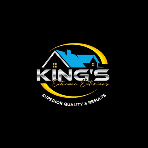 Exterior Construction Company Logo Design by eonesh