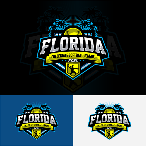 Create an enticing logo for the premier college softball league in ...