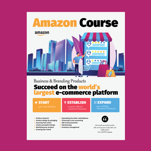 Amazon Business and Branding Course Design by an3