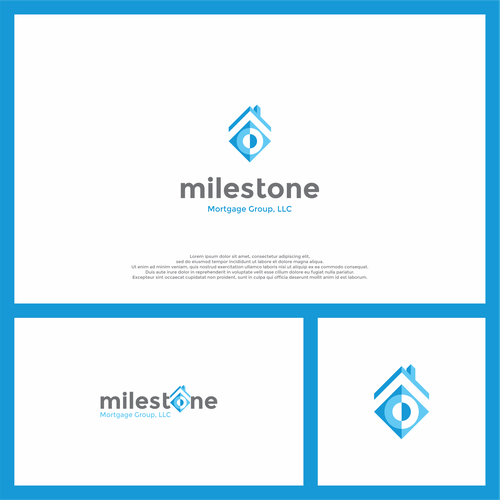 Milestone Mortgage Logo Design by Dazuke™