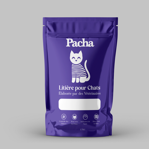 Cat Litter startup Minimalistic packaging - Contest Design by SONUPARMAR