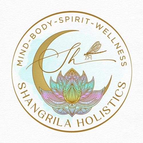 Holistic Wellness business seeks logo representing zen, wellness, peace, harmony and well-being. Design by Ela Brigal