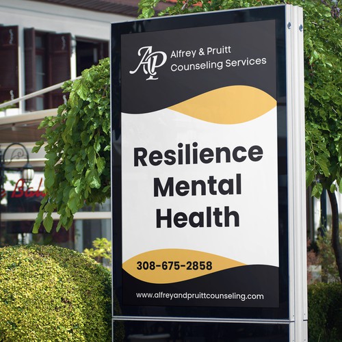 Design di We Need a Professional Street-Facing Sign for Our New Counseling Location di Balad_Studio™