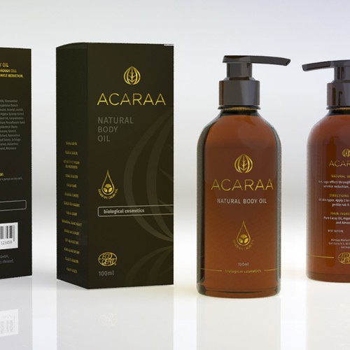 Creative Packaging Design for Natural Cosmetic Line Design by Floating Baron