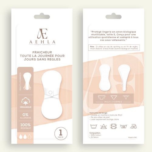 "Création de packaging pour produit féminin" winning  by intanamir