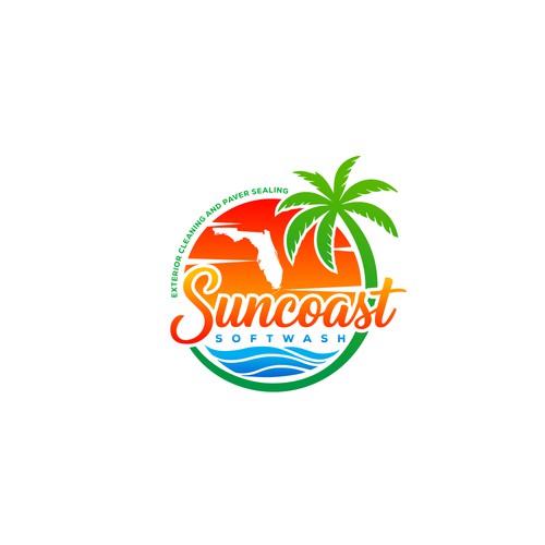 A logo for a softwash company that is appealing and inviting Diseño de CreCreature