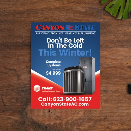 Newpaper Ad For Heating, Ventilation, and Air Conditioning (HVAC) Company - Wireframed and Ready! Design by STMRM