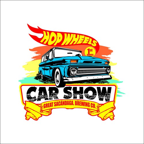 Design Colorful Car Show Logo di Dondies goura