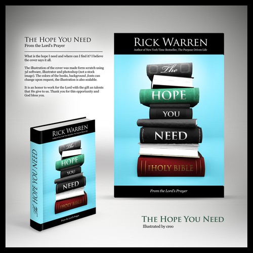 Design Rick Warren's New Book Cover デザイン by creo