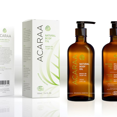 Creative Packaging Design for Natural Cosmetic Line Design by Floating Baron