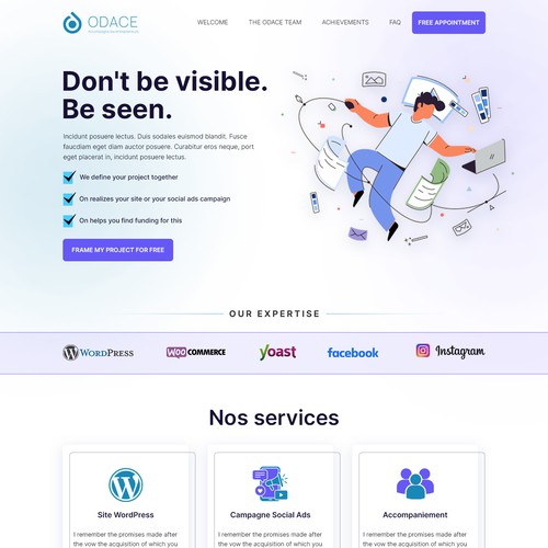 Web page design contest entry by monodeepsamanta