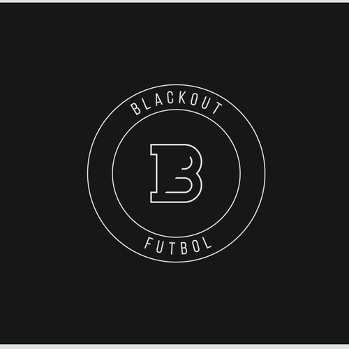 Create a unique logo for luxury sport/fashion brand; Blackout Futbol